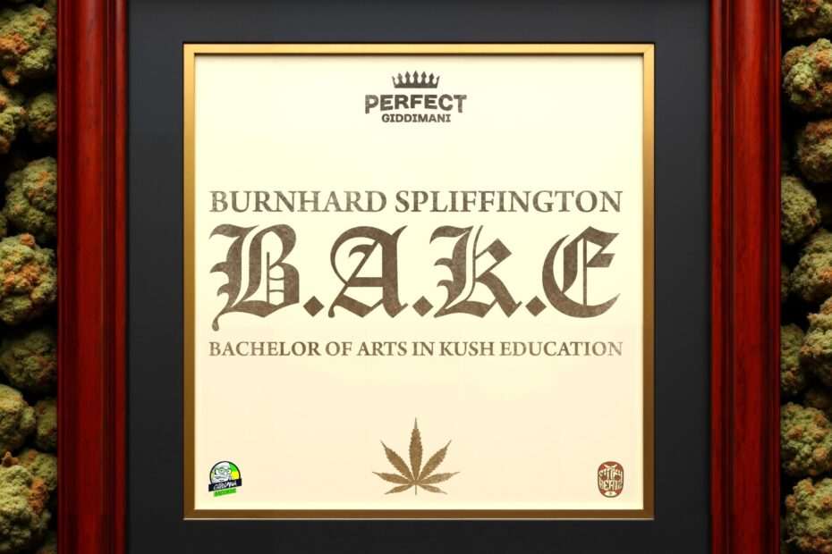 Perfect Giddimani • Sinky Beatz - Burnhard Spliffington (B.A.K E.) Bachelor Of Arts In Kush Education